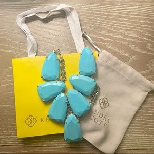 Kendra Scott Harlow Statement Necklace in Turquoise